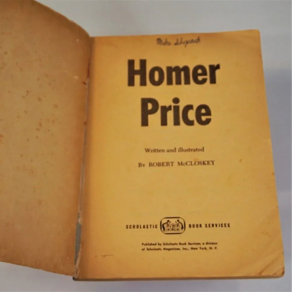 Homer Price By Robert McCloskey 1965 Vintage Children Book Scholastic Paper Back